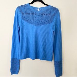 NEW FRee People Knit thermal shirt